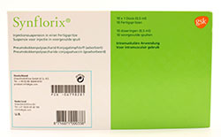 Verpakking vaccin Synflorix ten-pack
